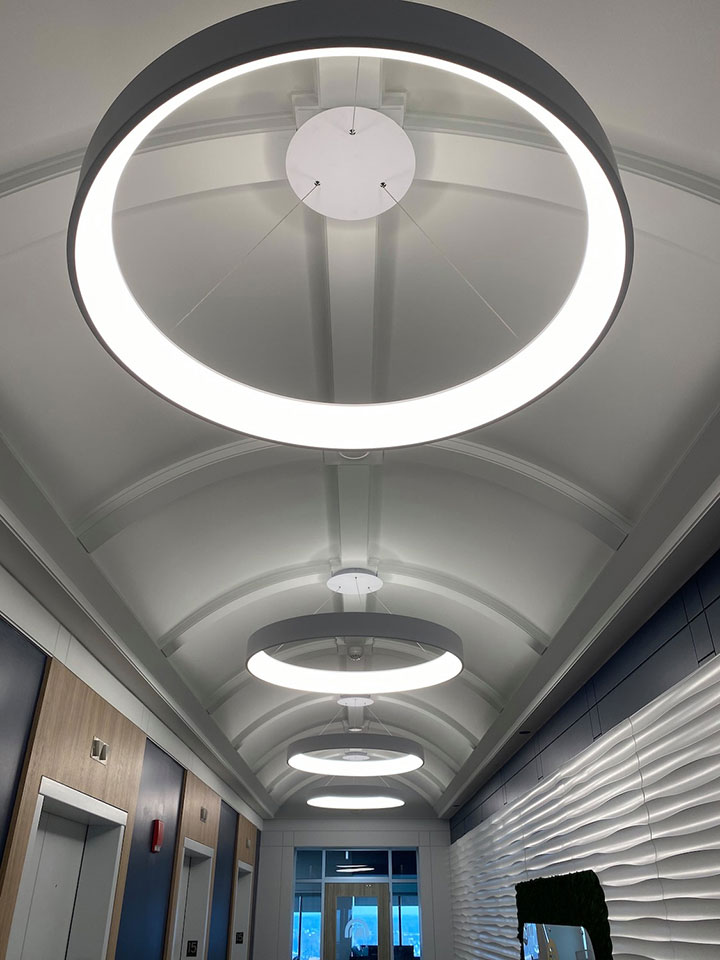 Commercial lighting project